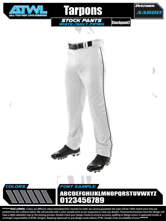 Tarpons Youth Stock Pants
