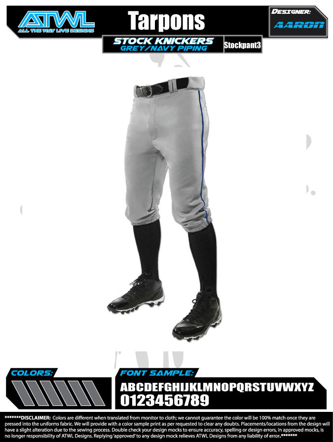 Tarpons Youth Stock Pants