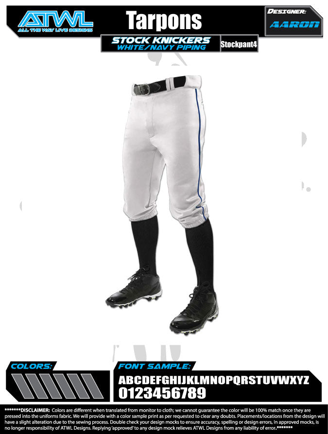 Tarpons Youth Stock Pants