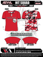 Load image into Gallery viewer, Hit Squad Red Digi 2 Button Full Dye Men's Jersey
