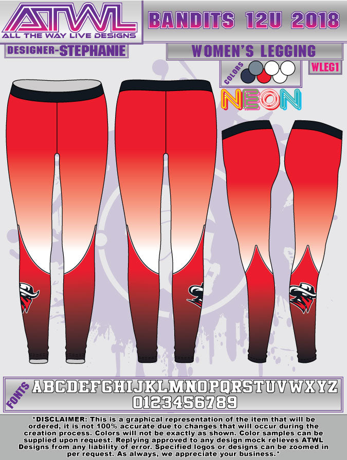 Bandits 12U Legging