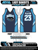 Load image into Gallery viewer, Lady Bandits  Women's Sleeveless Jersey