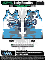 Load image into Gallery viewer, Lady Bandits Camo Women's Sleeveless Jersey